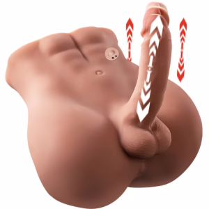 XISE - BERTLETT DILDO ASS MASTURBADOR DILDO Y ANO REALÍSTICO POSICIÓN FRONTAL CON THRUSTING 18 CM