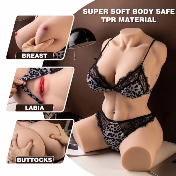 XISE - MURIEL TORSO REALÍSTICO FEMENINO CON THRUSTING 55 CM - Imagen 7