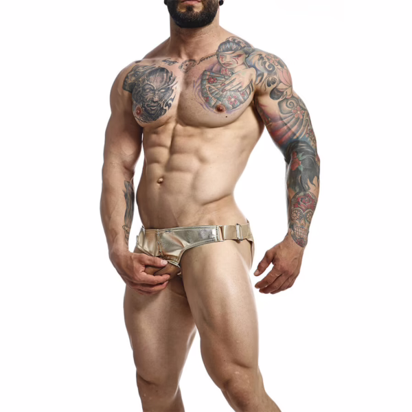MOB - DNGEON JOCKSTRAP ANILLO PARA EL PENE DORADO TALLA ÚNICA - Imagen 2