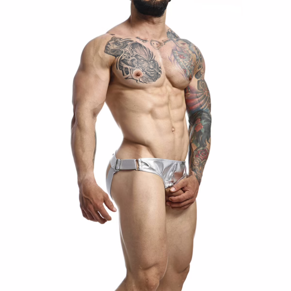 MOB - DNGEON JOCKSTRAP ANILLO PARA EL PENE PLATEADO TALLA ÚNICA - Imagen 3
