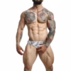 MOB - DNGEON JOCKSTRAP ANILLO PARA EL PENE PLATEADO TALLA ÚNICA