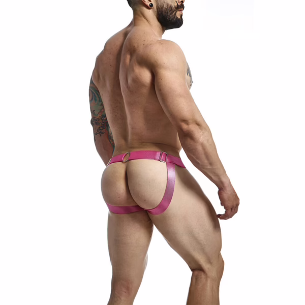 MOB - DNGEON JOCKSTRAP A PRESIÓN ROSA TALLA ÚNICA - Imagen 5