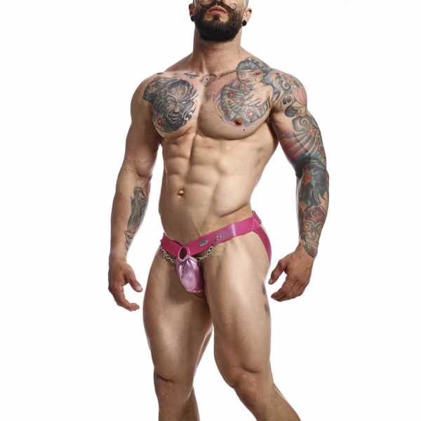 MOB - DNGEON JOCKSTRAP A PRESIÓN ROSA TALLA ÚNICA - Imagen 3