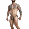 MOB - DNGEON JOCKSTRAP A PRESIÓN GRIS TALLA ÚNICA - Imagen 2