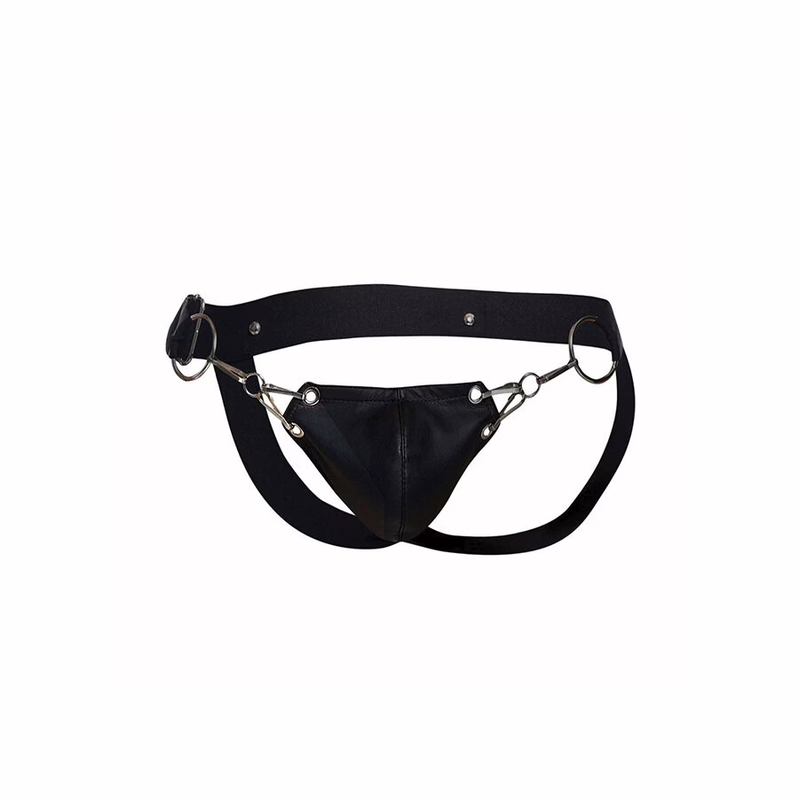MOB - DNGEON JOCKSTRAP NEGRO A PRESIÓN TALLA ÚNICA - Imagen 7