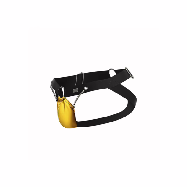 MOB - DNGEON JOCKSTRAP AMARILLO CON CADENAS TALLA ÚNICA - Imagen 7