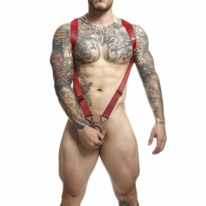 MOB - DNGEON ARNÉS ROJO DE ESPALDA RECTA TALLA ÚNICA