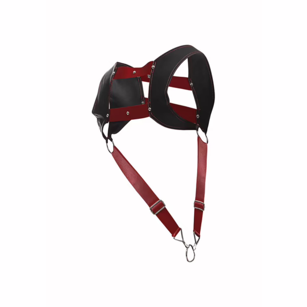 MOB - DNGEON ARNÉS CON ANILLO ROJO PARA EL PENE TALLA ÚNICAS - Imagen 7