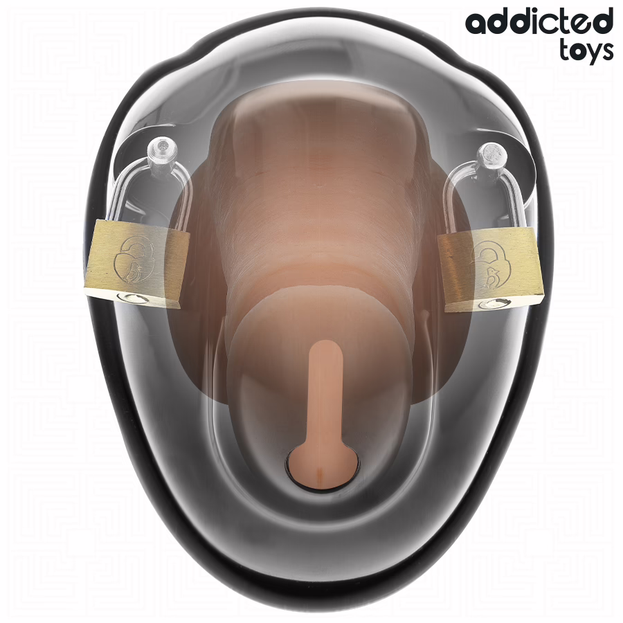 ADDICTED TOYS LOCKED - KEYLESS RESTRAINT JAULA PARA PENE 11,5 CM - Imagen 3