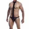 MOB - ESMOQUIN CON TANGA DE ENCAJE TALLA S/M - Imagen 2
