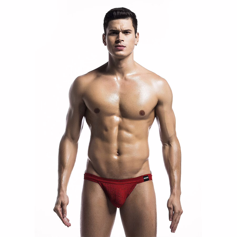 MOB - BAÑADOR FETISH JOCKSTRAP ROJO TALLA S