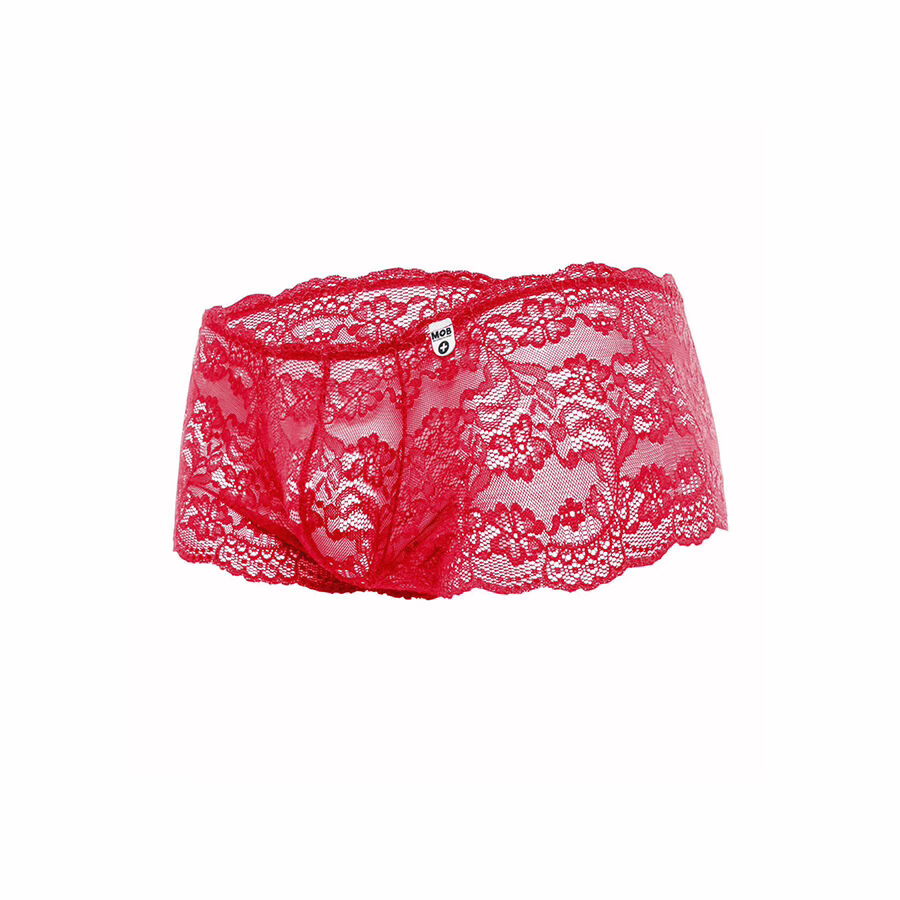 MOB - BOXER ENCAJE ROJO TALLA S/M - Imagen 4