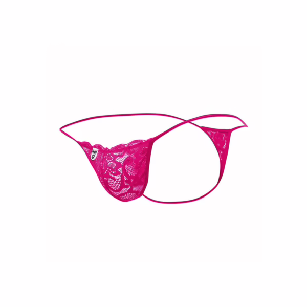 MOB - TANGA DE ENCAJE ROSA TALLA L/XL - Imagen 4
