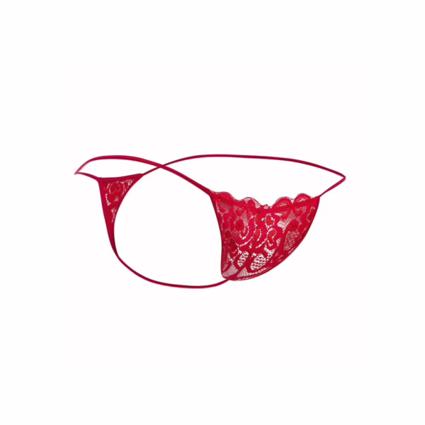 MOB - TANGA DE ENCAJE ROJO TALLA L/XL - Imagen 5