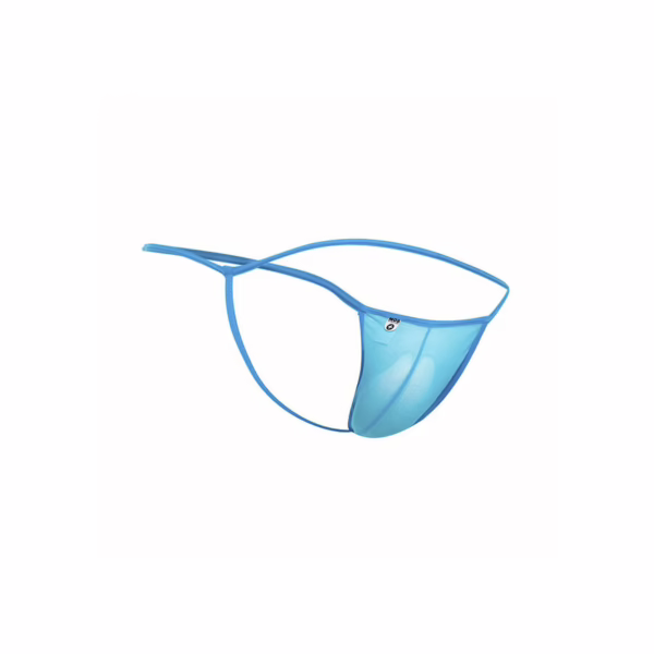 MOB - TANGA TRANSPARENTE CON FORMA DE T AQUA TALLA S/M - Imagen 5
