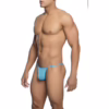 MOB - TANGA TRANSPARENTE CON FORMA DE T AQUA TALLA S/M - Imagen 2