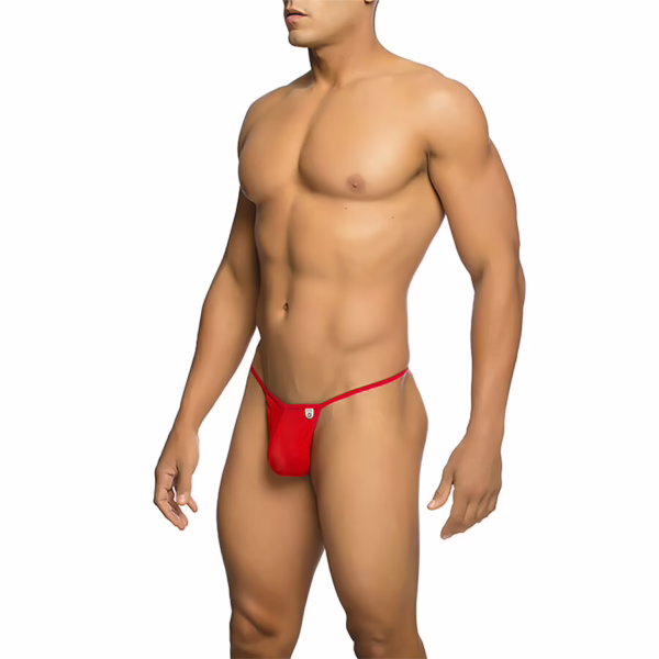 MOB - TANGA TRANSPARENTE CON FORMA DE T ROJO TALLA L/XL - Imagen 2