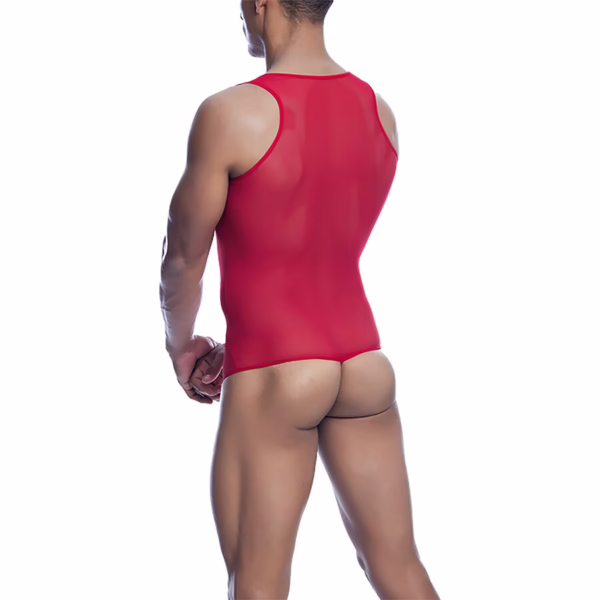 MOB - BODYSHEER TRANSPARTE ROJO TALLA L/XL - Imagen 3