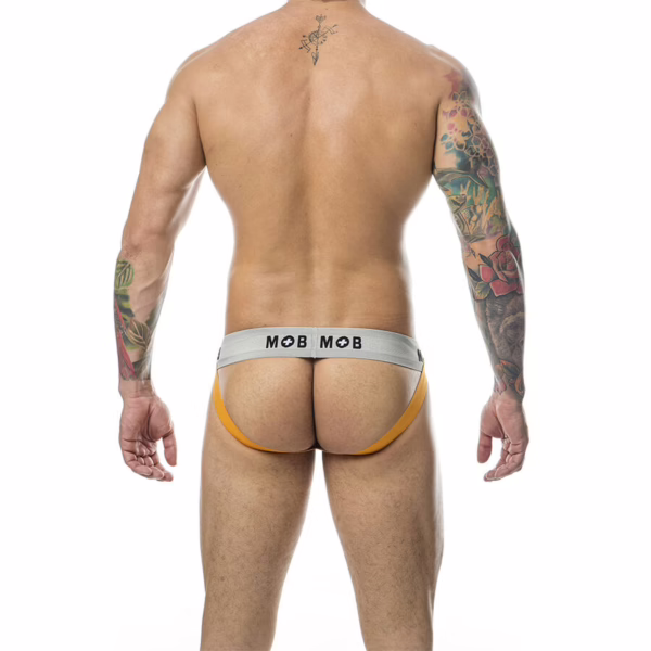 MOB - JOCK CLASICO STRIPE NARANJA TALLA M - Imagen 6