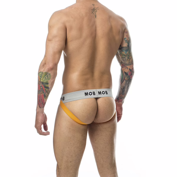 MOB - JOCK CLASICO STRIPE NARANJA TALLA XXL - Imagen 4