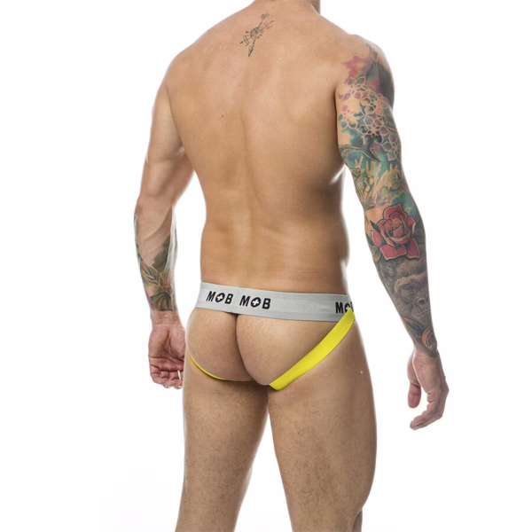 MOB - JOCK CLÁSICO STRIPE AMARILLO TALLA M - Imagen 4