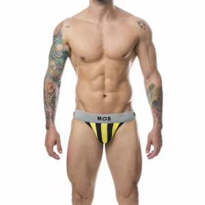 MOB - JOCK CLÁSICO STRIPE AMARILLO TALLA M