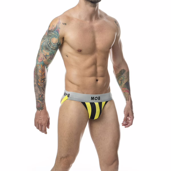 MOB - JOCK CLASICO STRIPE AMARILLO TALLA XXL - Imagen 3