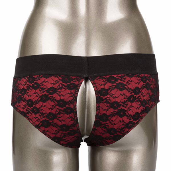 CALEXOTICS - SCANDAL SET DE BRAGUITAS SIN ENTREPIERNAS CON DILDO TALLA L/XL - Imagen 5