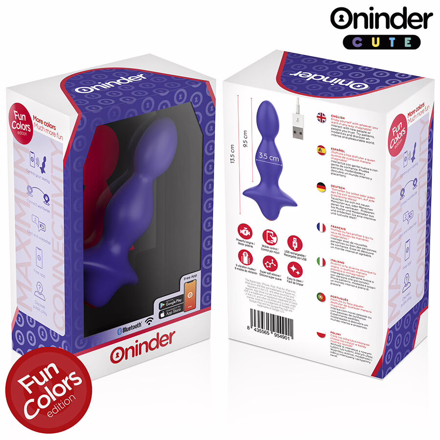 ONINDER CUTE - LOVE BUTT VIBRADOR PLUG ANAL DILATADOR - APP MUNDIAL GRATUITA - Imagen 8