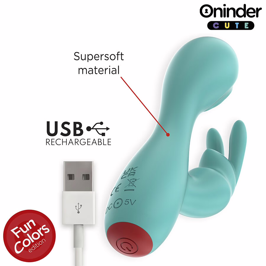 ONINDER CUTE - LOVE BUNNY VIBRADOR PUNTO G Y CLÍTORIS - APP MUNDIAL GRATUITA - Imagen 6