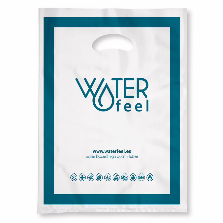 WATERFEEL - 100 BOLSAS PLASTICO GRANDES 40 X 50 CM - Imagen 2