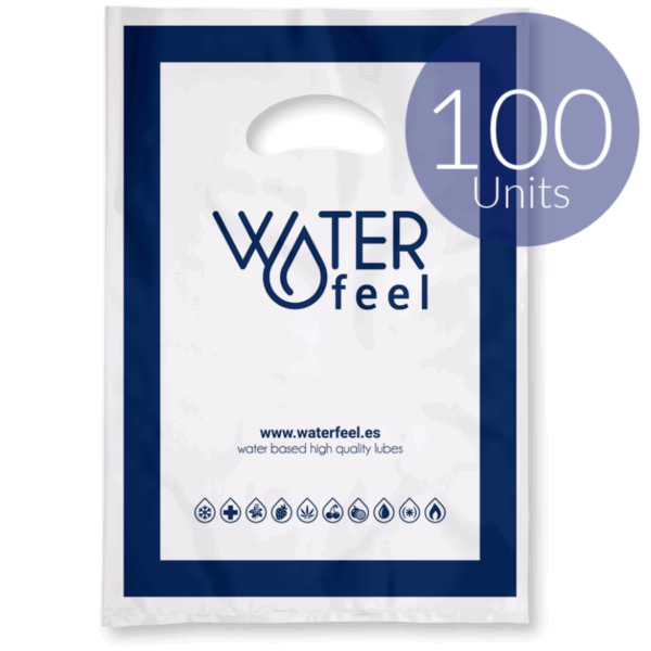 WATERFEEL - 100 BOLSAS PLASTICO PEQUEÑAS 25 X 35 CM - Imagen 2