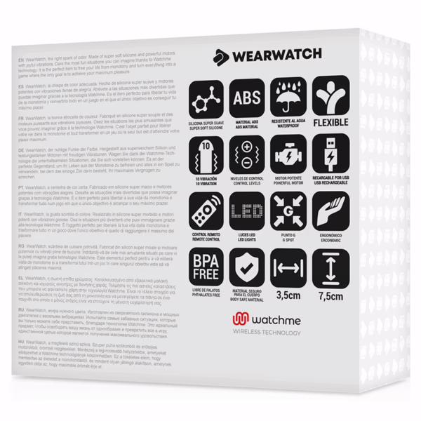 WEARWATCH - HUEVO CONTROL REMOTO TECHNOLOGY WATCHME AZUL / ROSA - Imagen 15