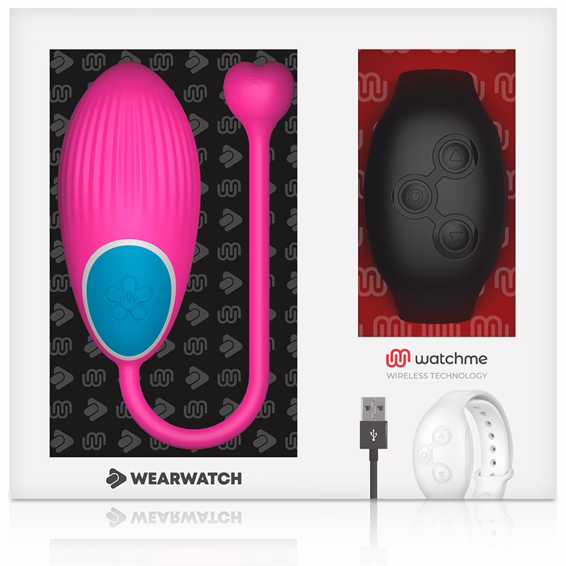 WEARWATCH - HUEVO CONTROL REMOTO TECHNOLOGY WATCHME FUCSIA / AZABACHE - Imagen 6