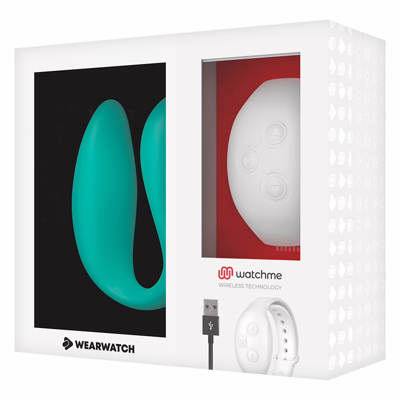 WEARWATCH - VIBRADOR DUAL TECHNOLOGY WATCHME AGUA MARINA / NÍVEO - Imagen 5