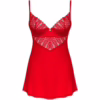 OBSESSIVE - INGRIDIA CHEMISE & TANGA ROJO XS/S - Imagen 5