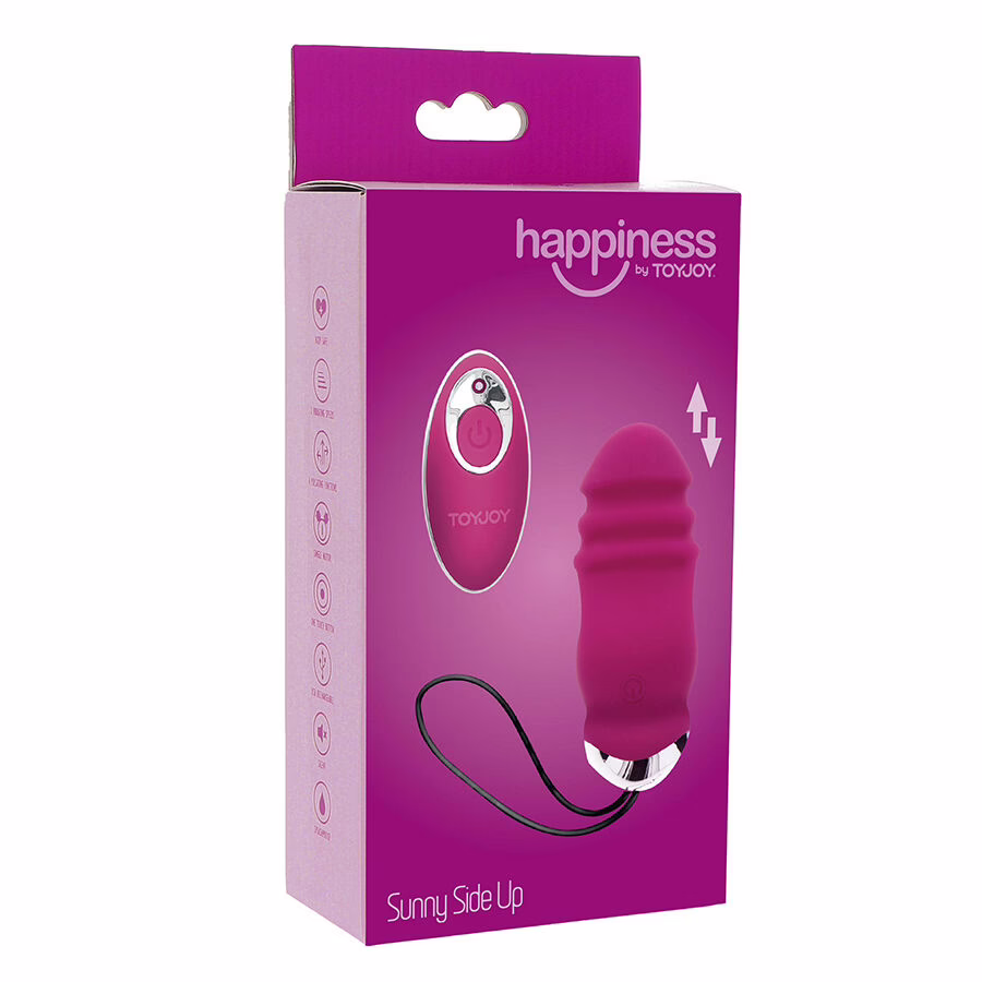 TOYJOY - HAPPINESS SUNN SIDE UP AND DOWN VIBRADOR CONTROL REMOTO FUCSIA - Imagen 7