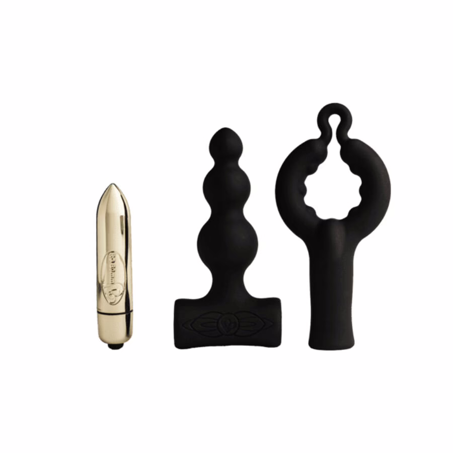 ROCKS- OFF - PETITE SENSATIONS BUBBLES PLUG ANAL VIBRADOR NEGRO - Imagen 5