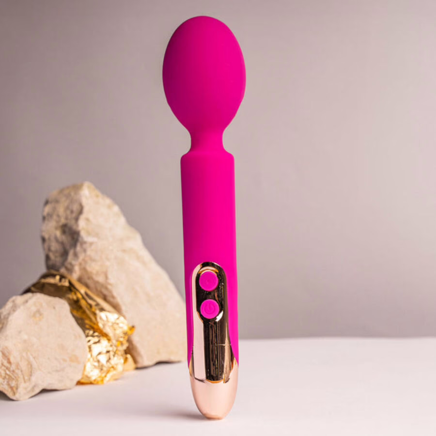 ROCKS- OFF - ORIEL VIBRADOR WAND FLEXIBLE FUCSIA - Imagen 2