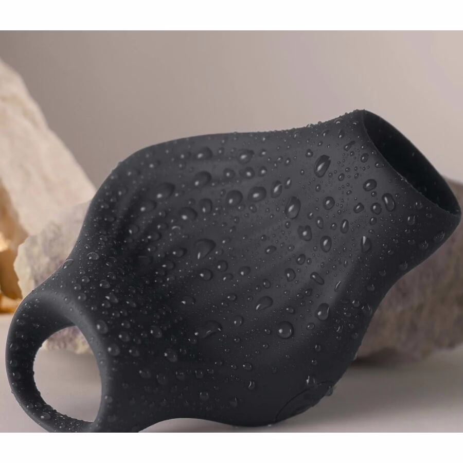 ROCKS- OFF - PALM MASTURBADOR VIBRADOR FLEXIBLE NEGRO - Imagen 6