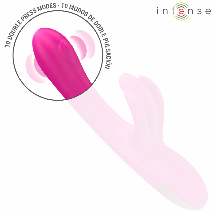 INTENSE - BRITNEY VIBRADOR MULTIFUNCIÓN RABBIT 23 CM ROSA - Imagen 7