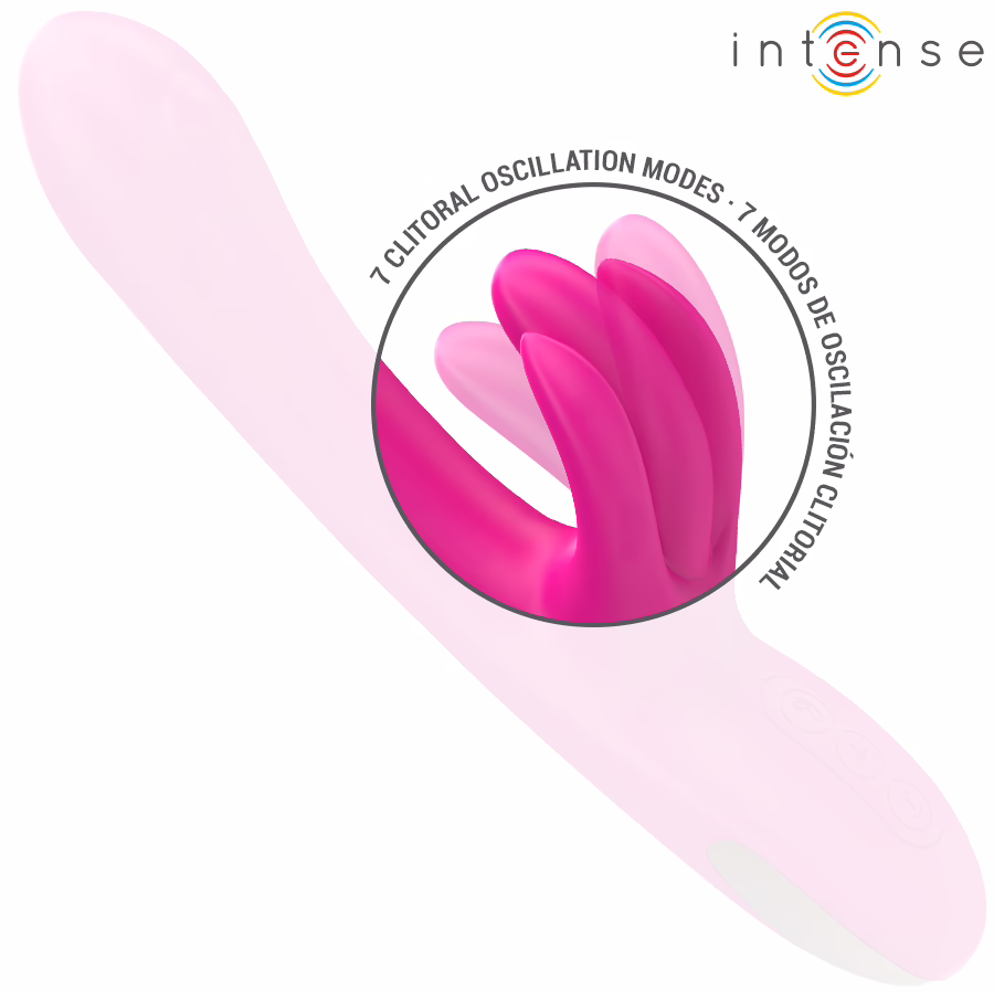 INTENSE - BRITNEY VIBRADOR MULTIFUNCIÓN RABBIT 23 CM ROSA - Imagen 6