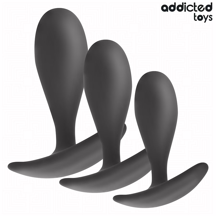 ADDICTED TOYS - SET DE 3 PLUG ANAL SILICONA MODELO 2 - Imagen 2