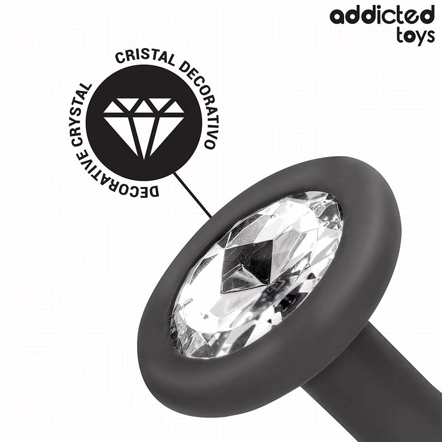 ADDICTED TOYS - SET DE 3 PLUG SILICONA ANAL CON JOYA - Imagen 3