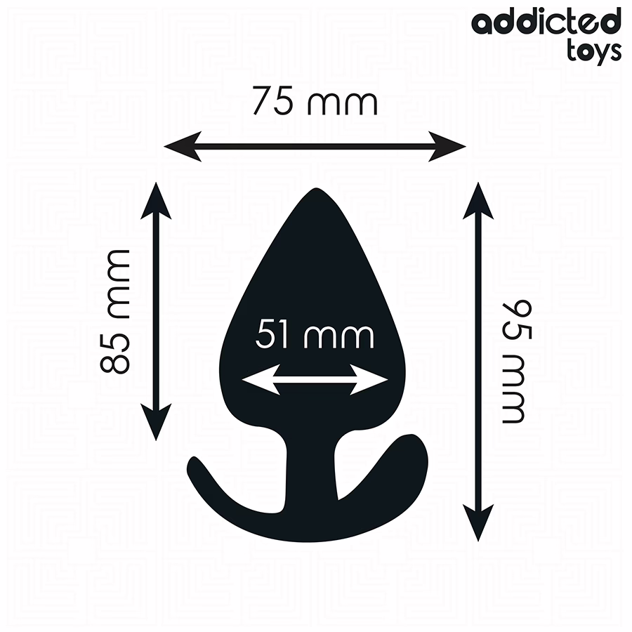 ADDICTED TOYS - PLUG ANAL SILICONA TALLA XL 9.5 CM - Imagen 4