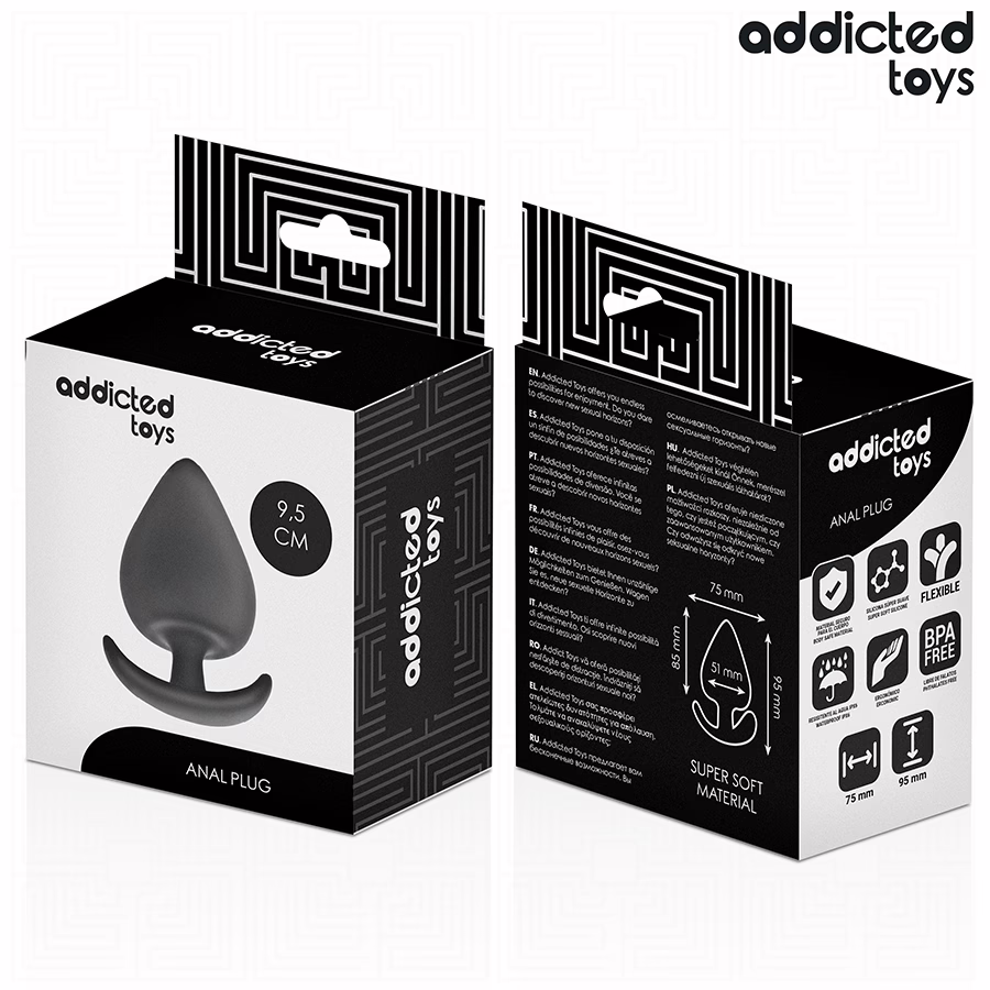 ADDICTED TOYS - PLUG ANAL SILICONA TALLA XL 9.5 CM - Imagen 7