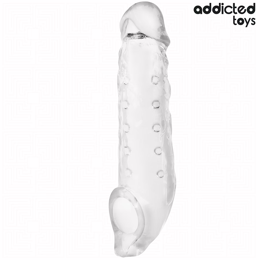 ADDICTED TOYS - FUNDA PARA EL PENE TRANSPARENTE TALLA S 23 CM - Imagen 2