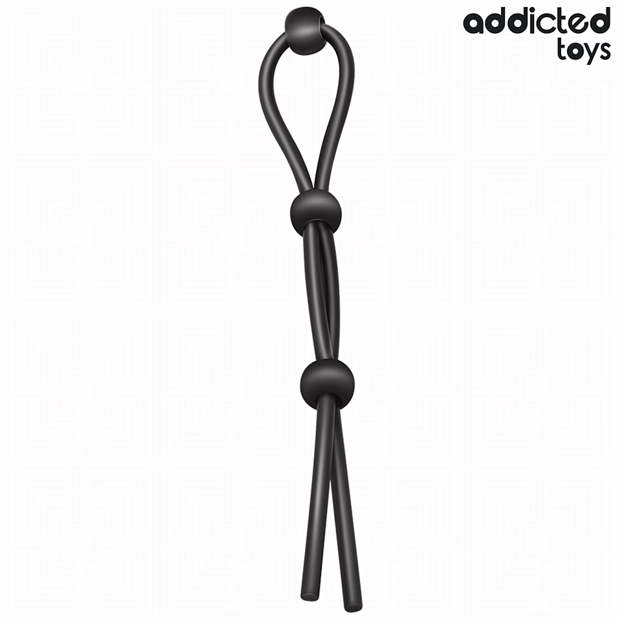 ADDICTED TOYS - CUERDA SILICONA PARA EL PENE DE LAZO TRIPLE - Imagen 2