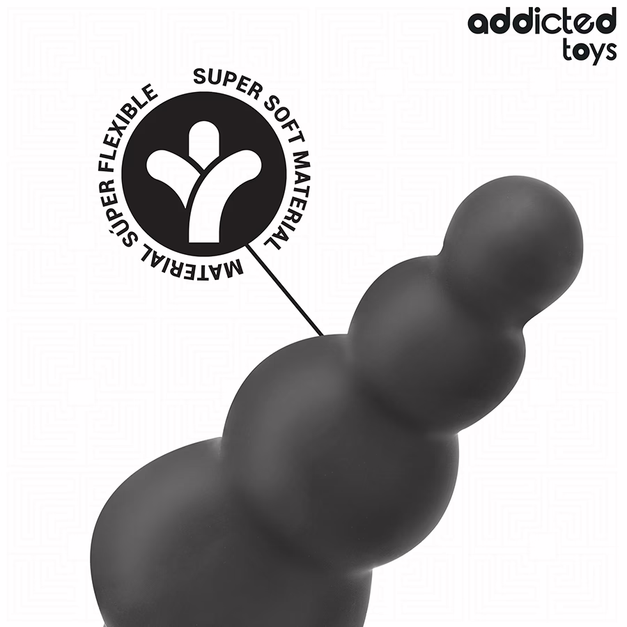 ADDICTED TOYS - PLUG ANAL CON ANILLO SILICONA MODELO 5 - Imagen 5