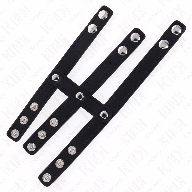 KINK - ANILLO PENE POLIPIEL TRIPLE CON CIERRE A PRESIÓN - Imagen 8